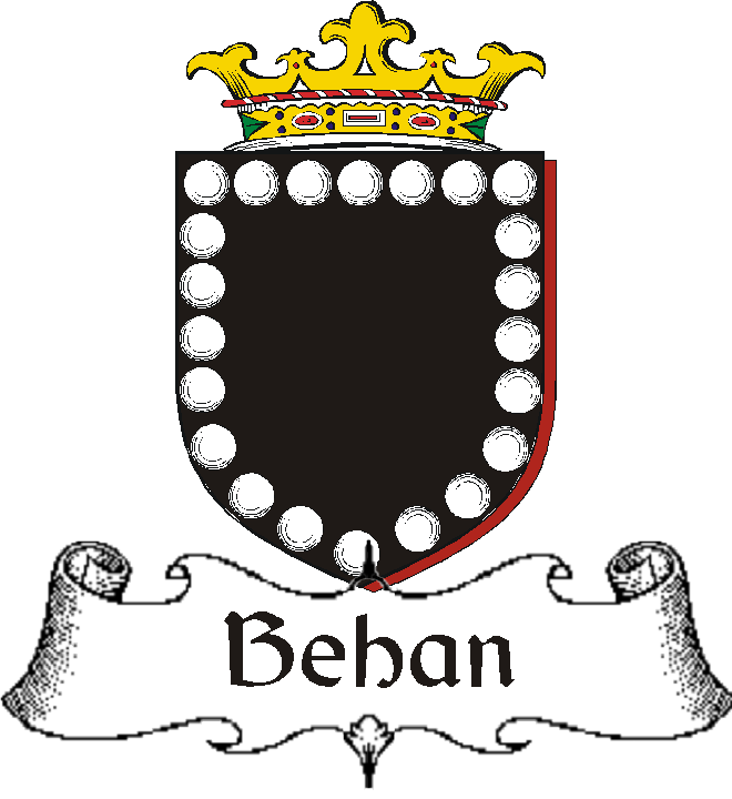 BEHAN–IRISH-BADGE