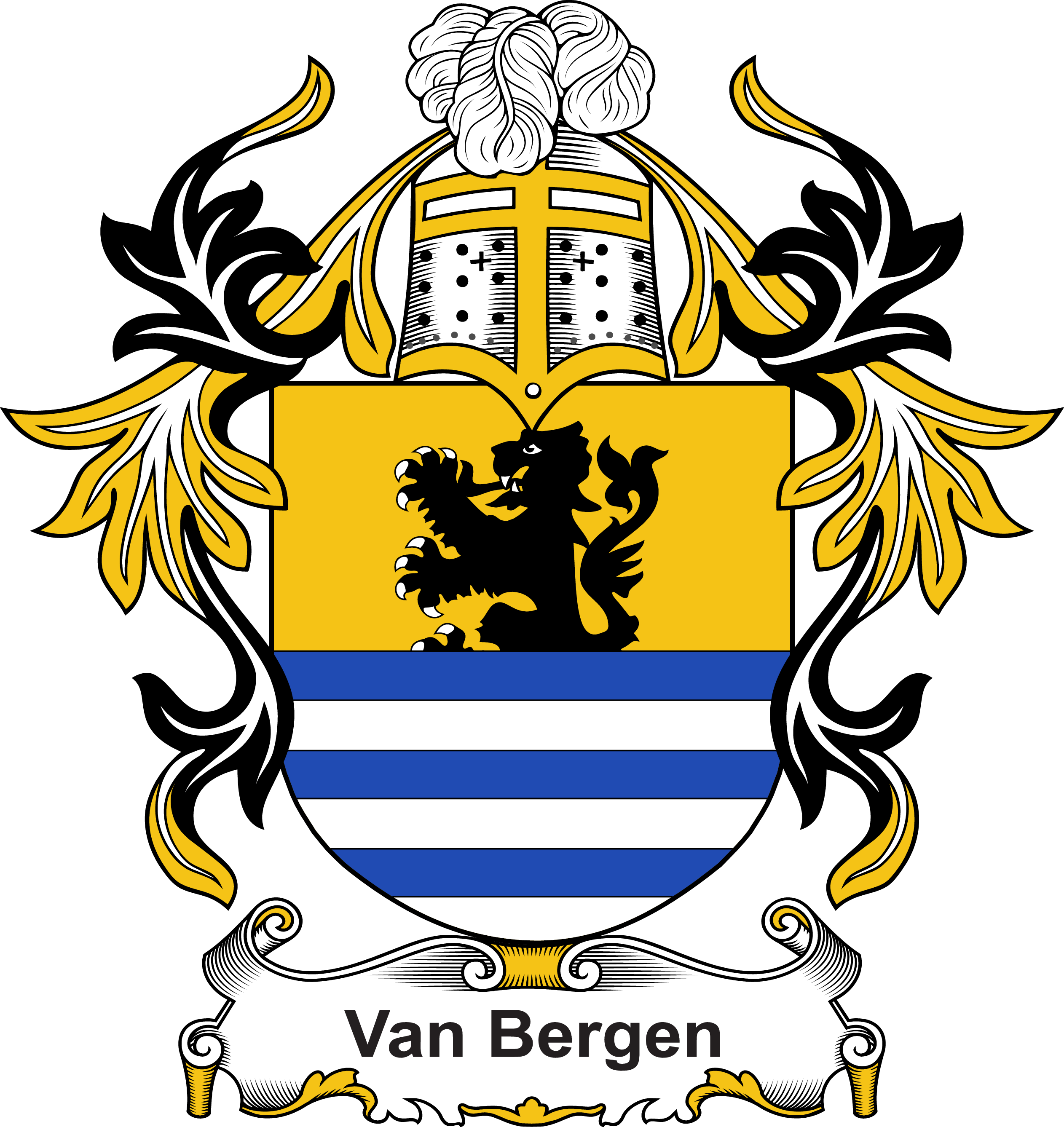 BERGEN-(VAN)–DUTCH-COA