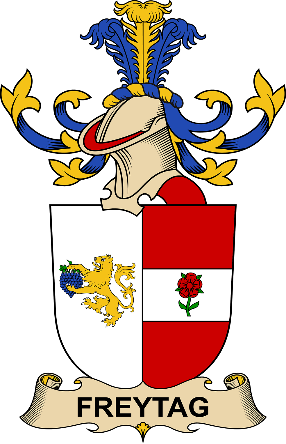 FREYTAG-(DE-FREYDENMUTH)-AUSTRIAN-COA