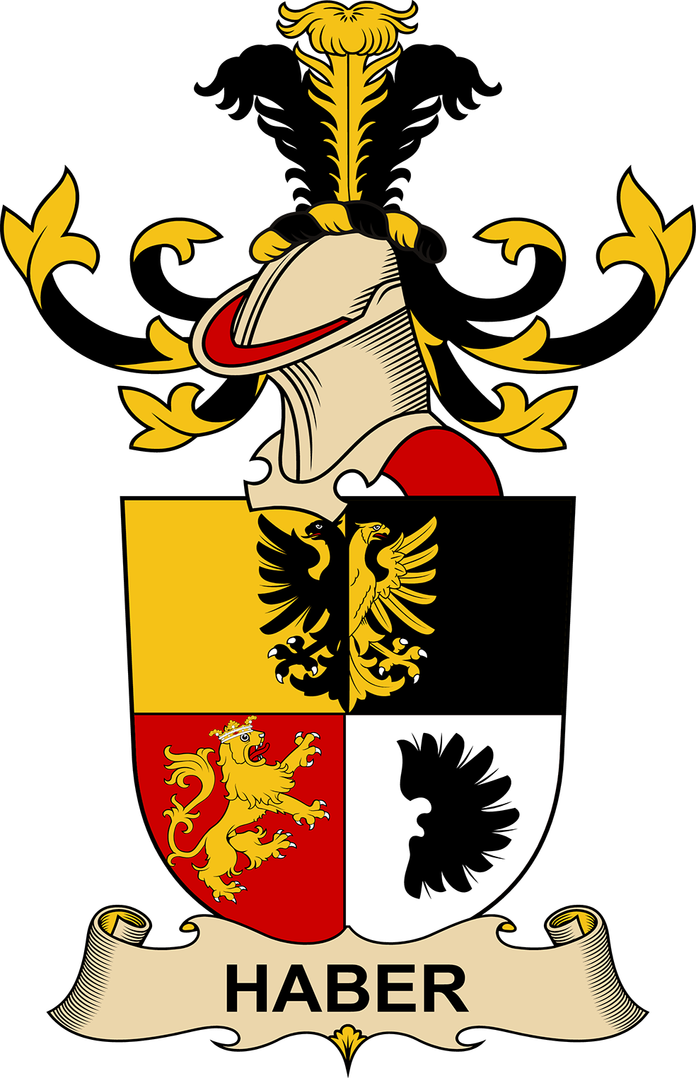 HABER-(DE-LINSBERG)-AUSTRIAN-COA