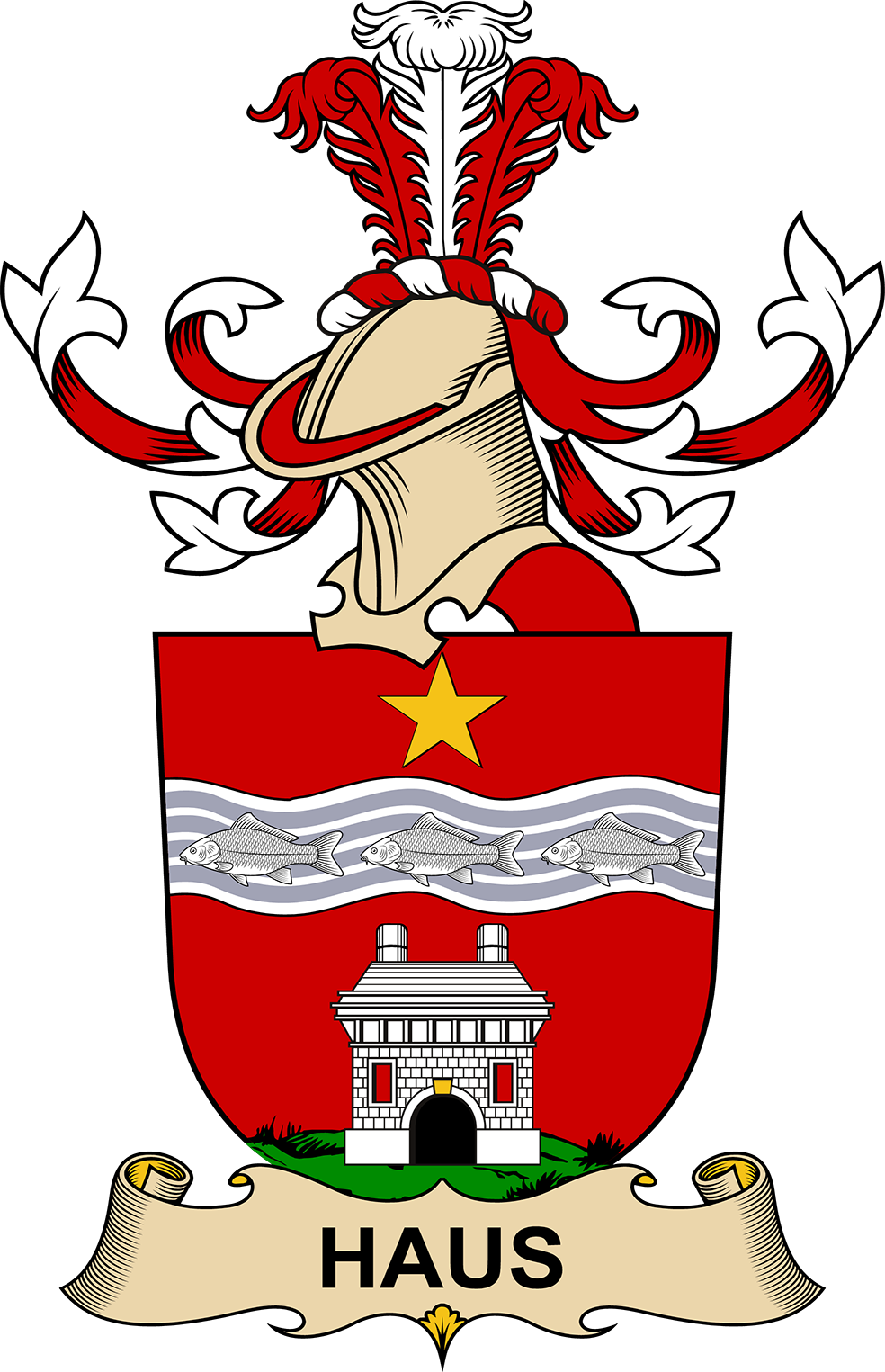 HAUS-(VON-HAUSEN)-AUSTRIAN-COA