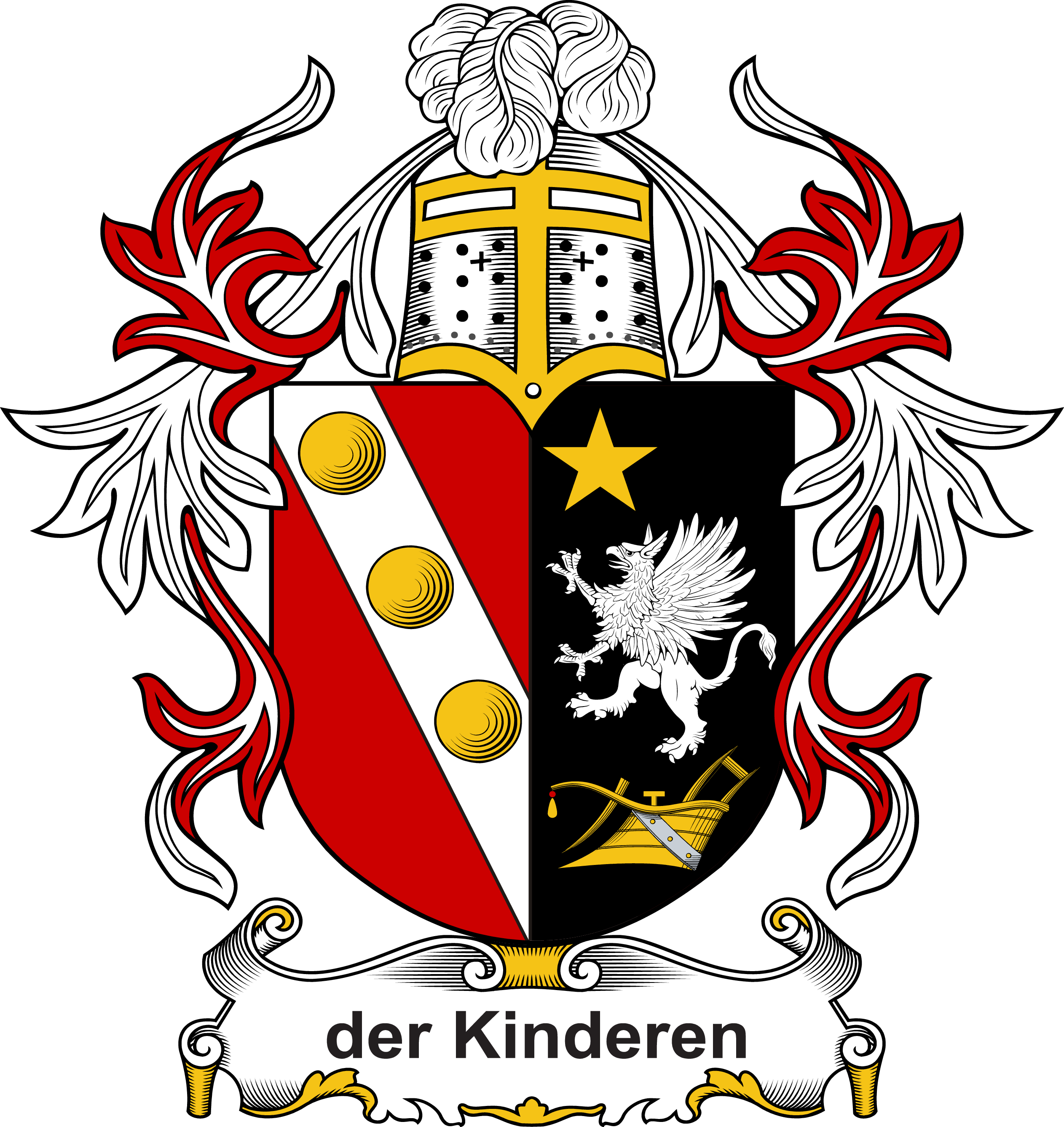 KINDEREN-(DER)–DUTCH-COA