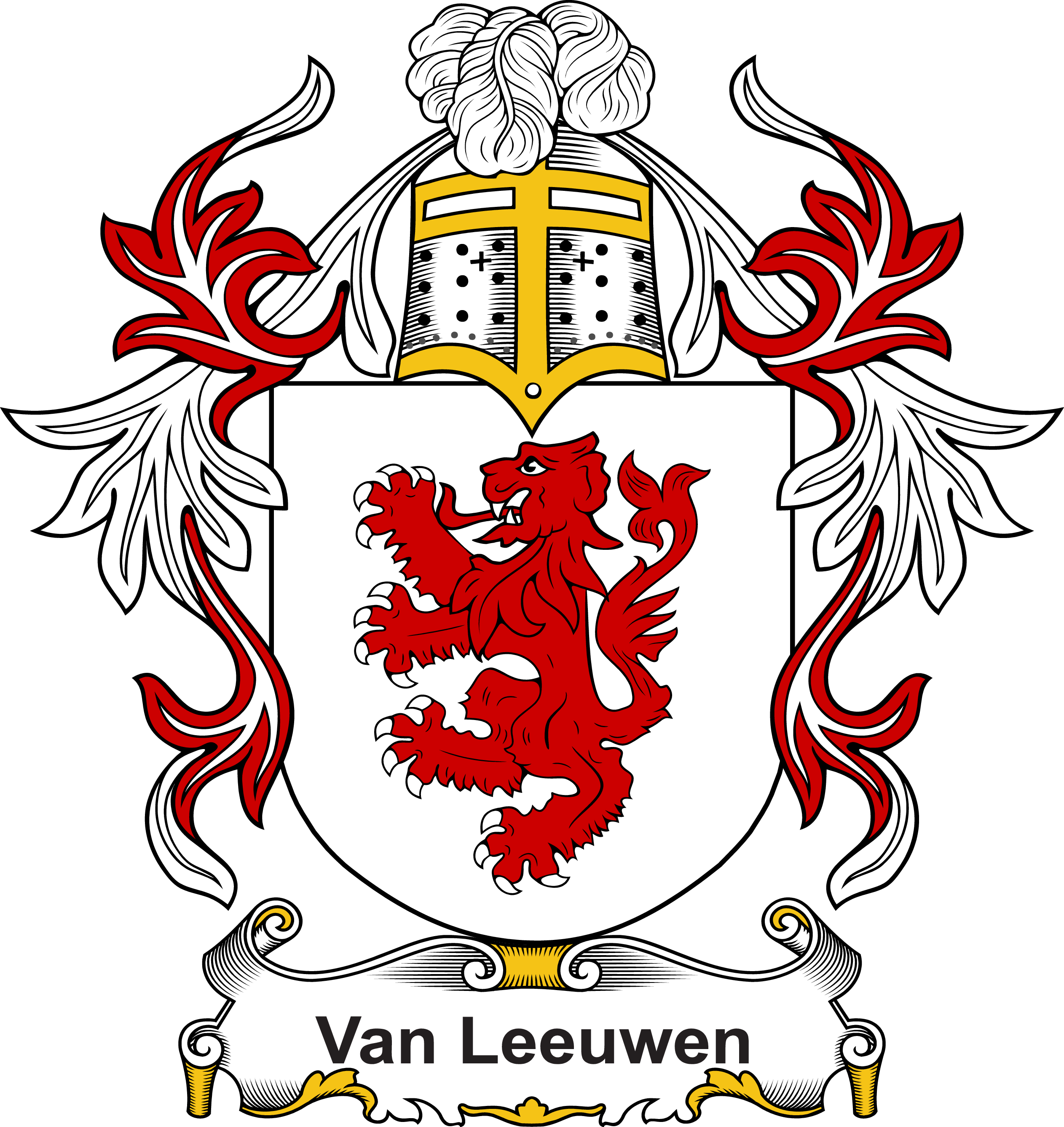 LEEUWEN-(VAN)–DUTCH-COA