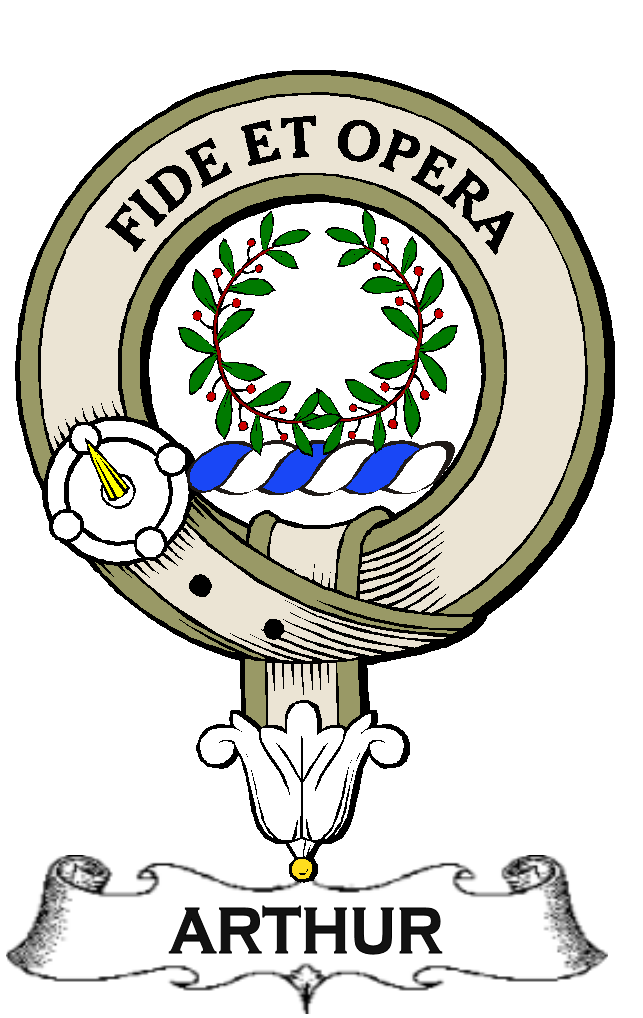 ARTHUR–SCOTTISH-CLAN-BADGE-VINTAGE