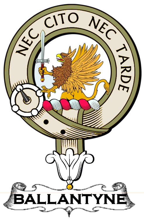 BALLANTYNE–SCOTTISH-CLAN-BADGE-VINTAGE