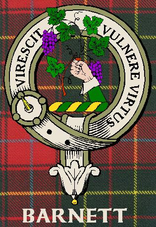 BARNETT-Burnett-M–SCOTTISH-TARTAN-CLAN-BADGE