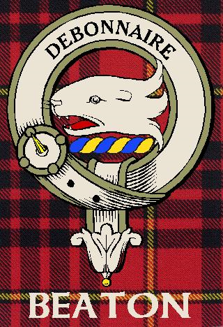 BEATON-MacDonald-Ardnamurchan-M–SCOTTISH-TARTAN-CLAN-BADGE