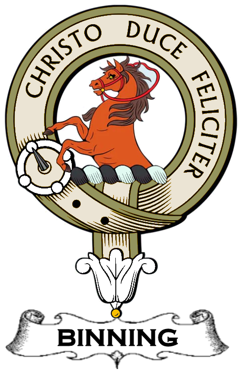 BINNING–SCOTTISH-CLAN-BADGE-VINTAGE