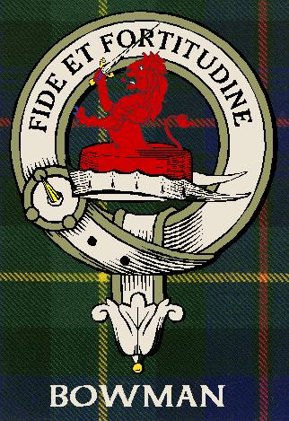BOWMAN-Farquharson-M–SCOTTISH-TARTAN-CLAN-BADGE
