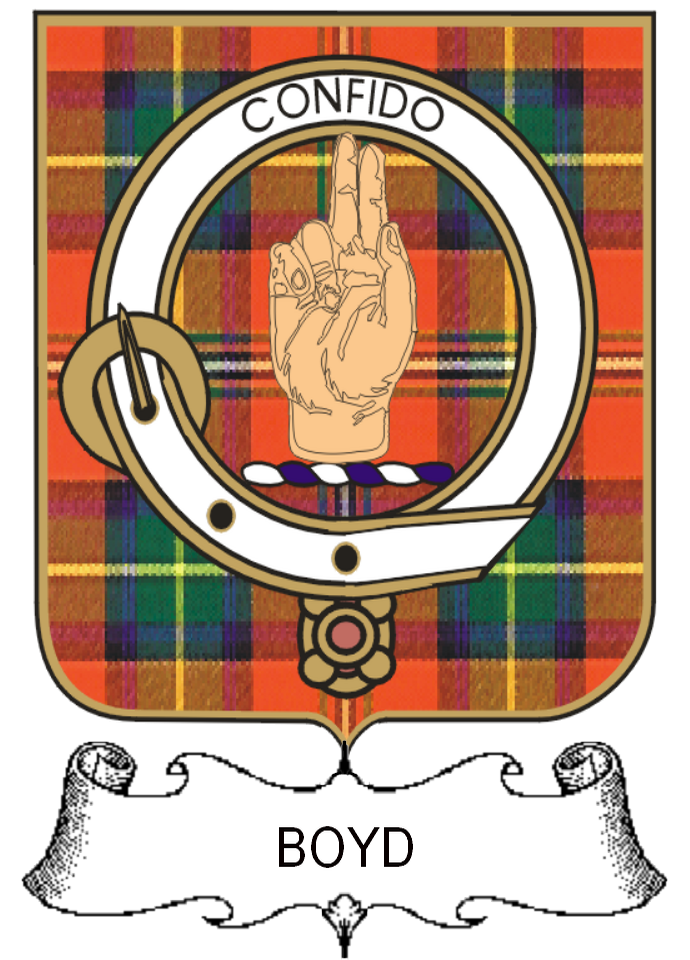 BOYD–SCOTTISH-TARTAN-CLAN-BADGE