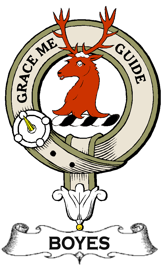 BOYES–SCOTTISH-CLAN-BADGE-VINTAGE