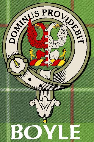 BOYLE-Galloway-Htg–SCOTTISH-TARTAN-CLAN-BADGE