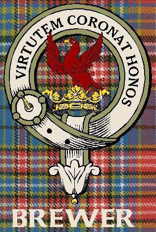 BREWER-Drummond-Strathallan-A–SCOTTISH-TARTAN-CLAN-BADGE
