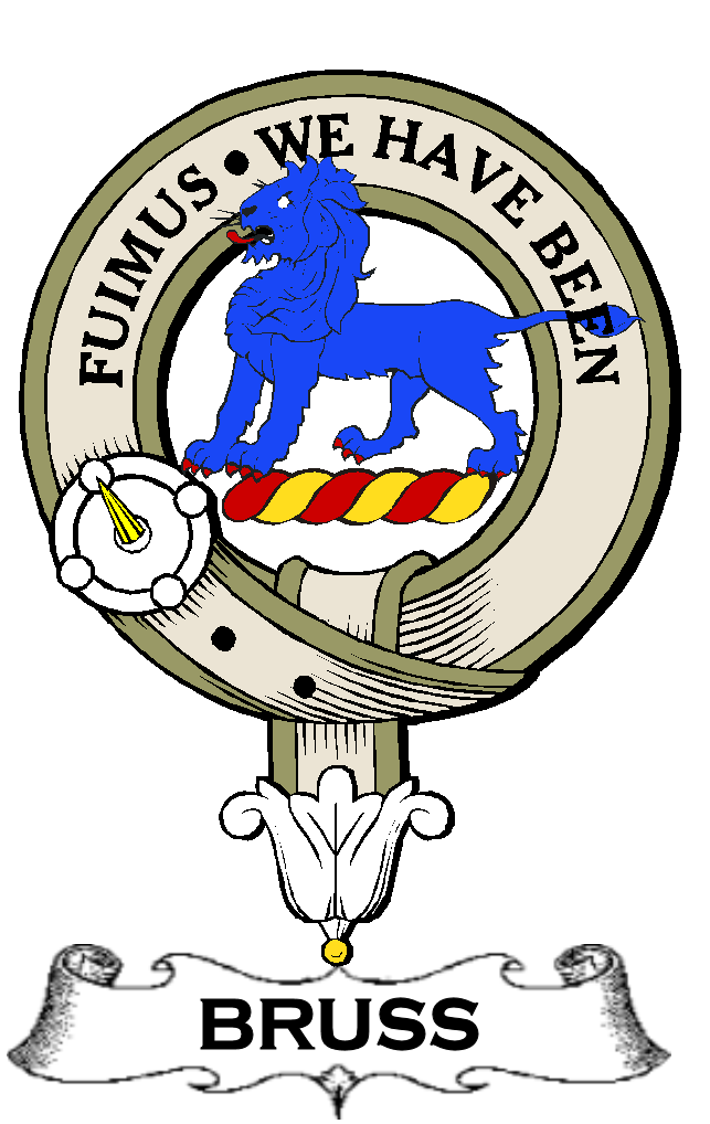 BRUSS–SCOTTISH-CLAN-BADGE-VINTAGE