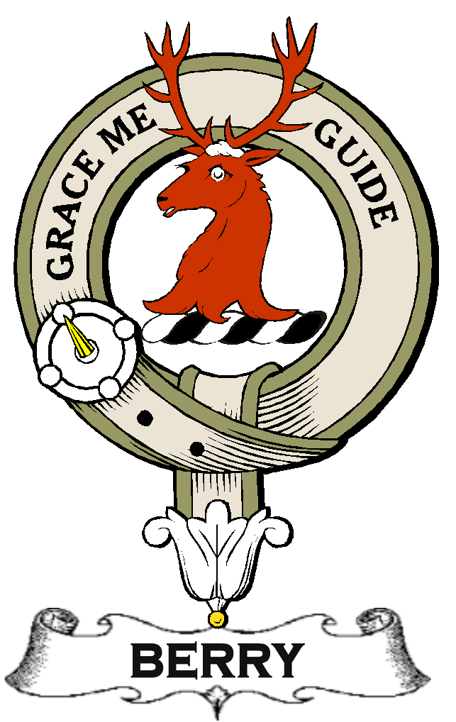 Berry–SCOTTISH-CLAN-BADGE-VINTAGE