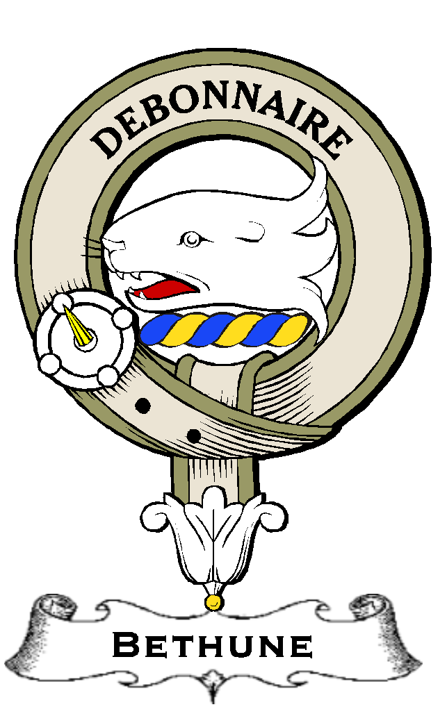 Bethune–SCOTTISH-CLAN-BADGE-VINTAGE