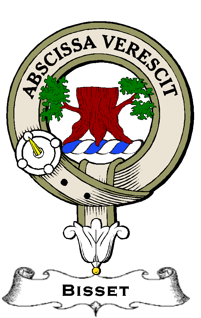 Bisset–SCOTTISH-CLAN-BADGE-VINTAGE