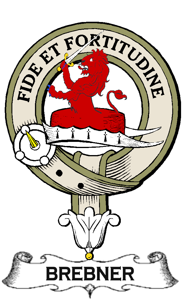 Brebner–SCOTTISH-CLAN-BADGE-VINTAGE