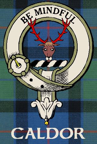 CALDOR-Flower-Of-Scotland–SCOTTISH-TARTAN-CLAN-BADGE