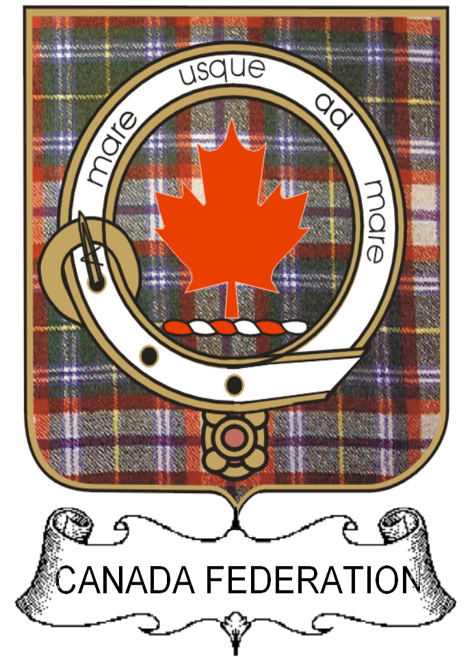 CANADA-FEDERATION–SCOTTISH-TARTAN-CLAN-BADGE