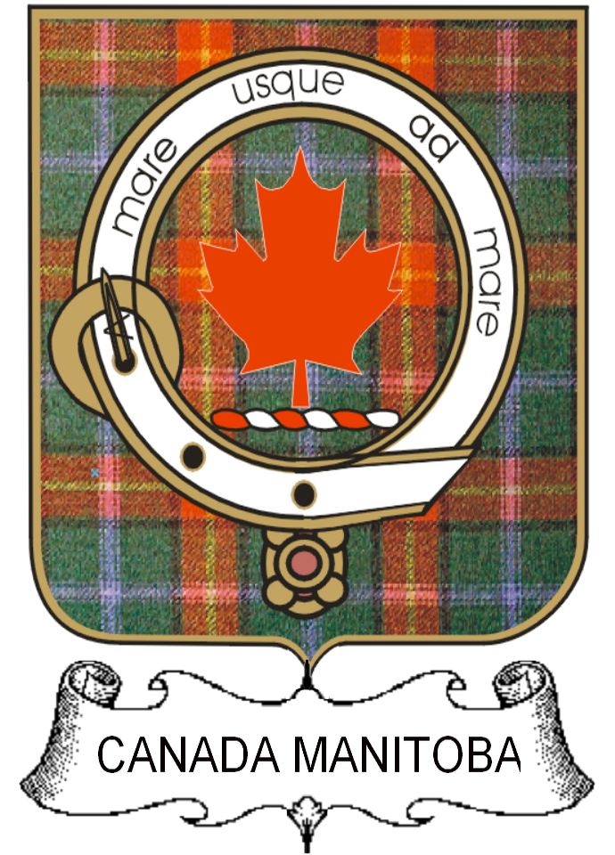 CANADA-MANITOBA–SCOTTISH-TARTAN-CLAN-BADGE
