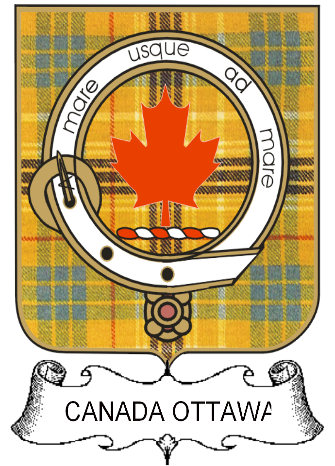 CANADA-OTTAWA–SCOTTISH-TARTAN-CLAN-BADGE