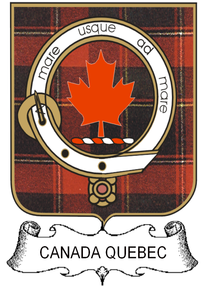 CANADA-QUEBEC–SCOTTISH-TARTAN-CLAN-BADGE