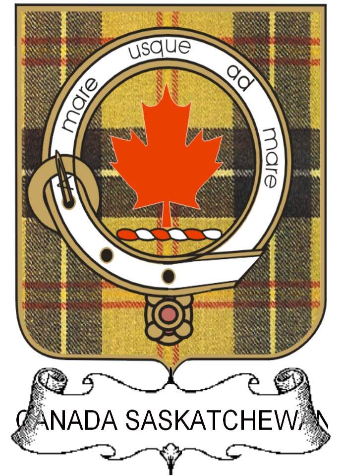 CANADA-SASKATCHEWAN–SCOTTISH-TARTAN-CLAN-BADGE