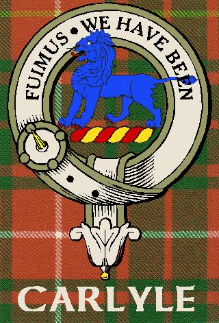 CARLYLE-Bruce-A–SCOTTISH-TARTAN-CLAN-BADGE