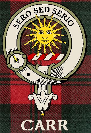 CARR-Kerr-M–SCOTTISH-TARTAN-CLAN-BADGE