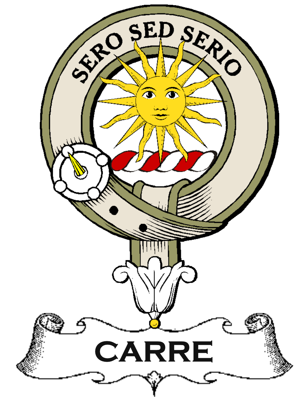 CARRE–SCOTTISH-CLAN-BADGE-VINTAGE