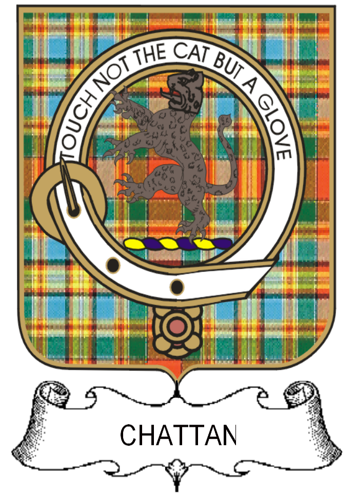 CHATTAN–SCOTTISH-TARTAN-CLAN-BADGE