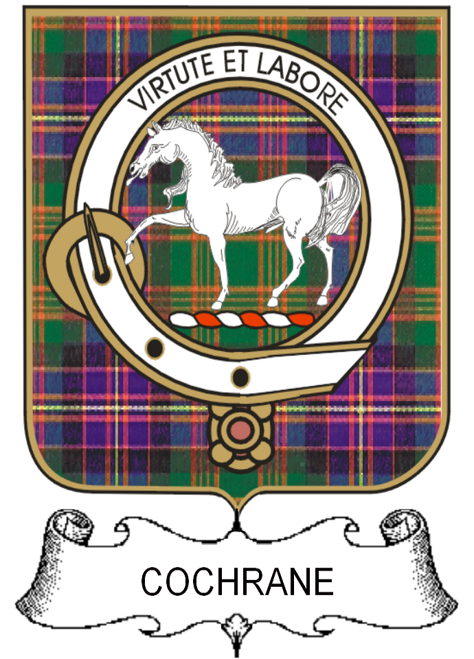 COCHRANE–SCOTTISH-TARTAN-CLAN-BADGE
