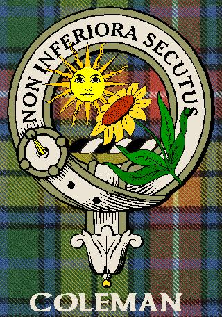 COLEMAN-Buchanan-A–SCOTTISH-TARTAN-CLAN-BADGE