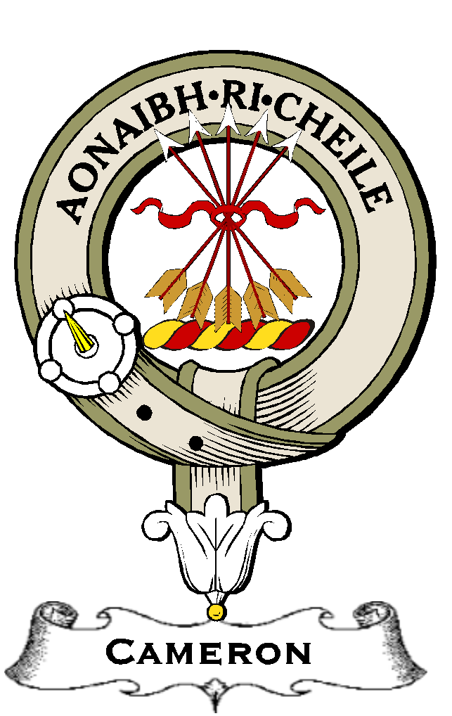 Cameron–SCOTTISH-CLAN-BADGE-VINTAGE