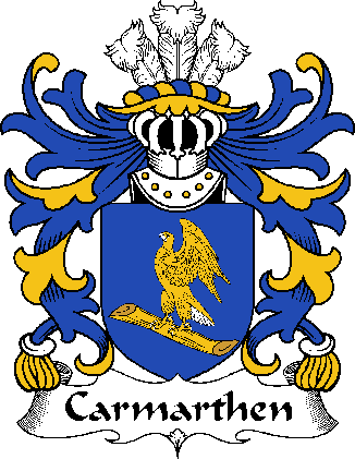 Carmarthen-(Priory-of-St-John-the-Evangelist)–WELSH-COA