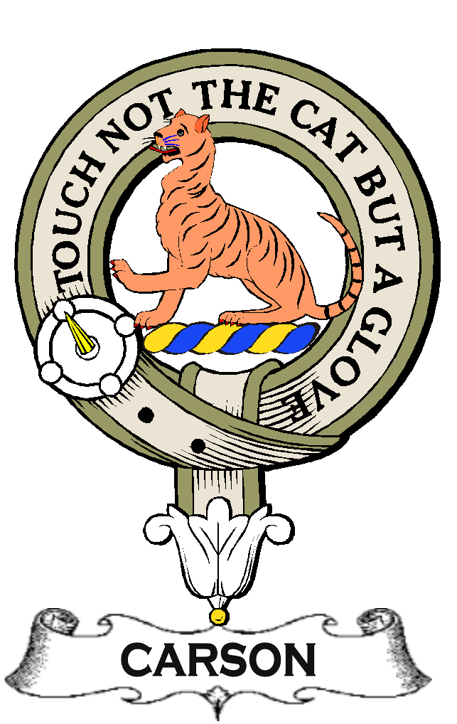 Carson–SCOTTISH-CLAN-BADGE-VINTAGE