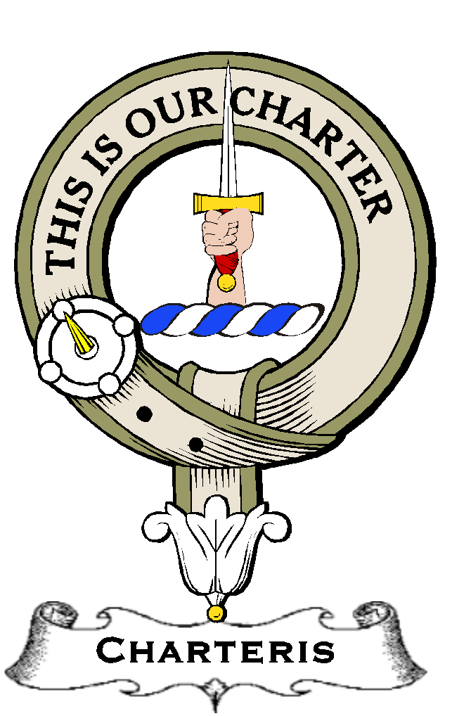 Charteris–SCOTTISH-CLAN-BADGE-VINTAGE
