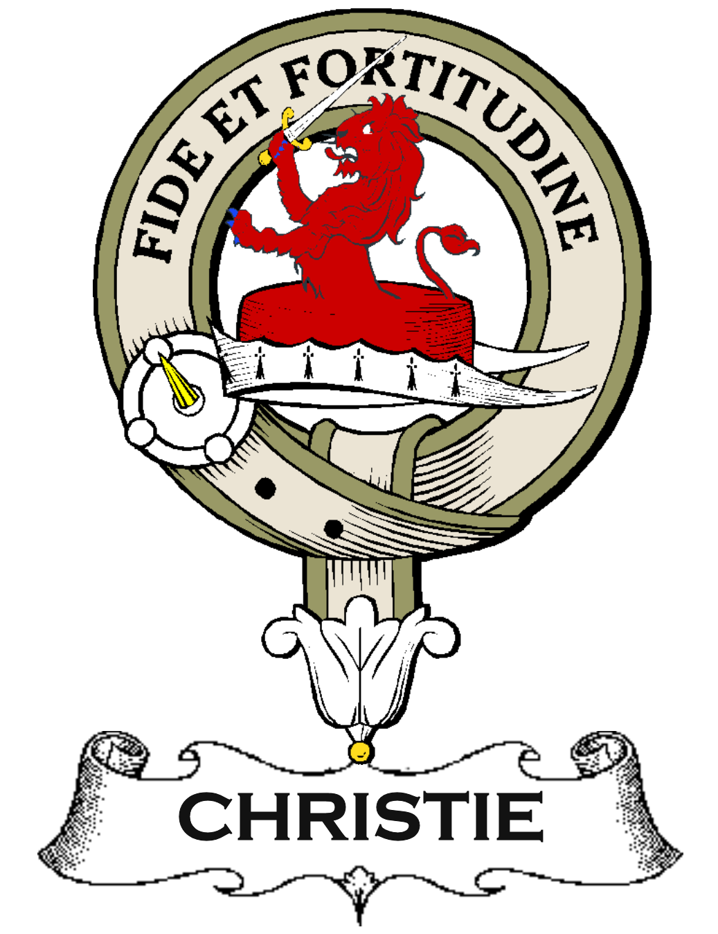 Christie–SCOTTISH-CLAN-BADGE-VINTAGE
