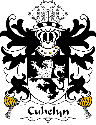 Cuhelyn-(OF-MOCHNANT,-Denbighshire)–WELSH-COA