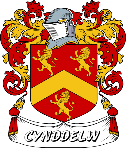 Cynddelw–WELSH-COA