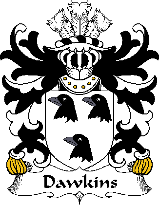 Dawkins-(of-Laugharne,-Carmarthenshire)–WELSH-COA