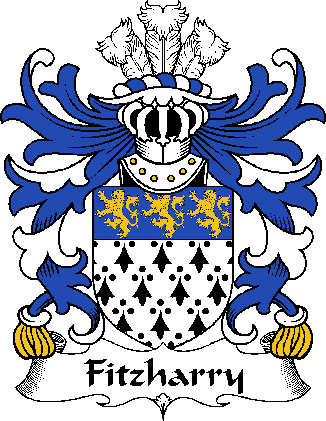 Fitzharry-(of-Wales)–WELSH-COA