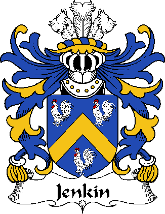 Jenkin-(AP-DAFYDD-or-JENKIN-FYCHAN)–WELSH-COA