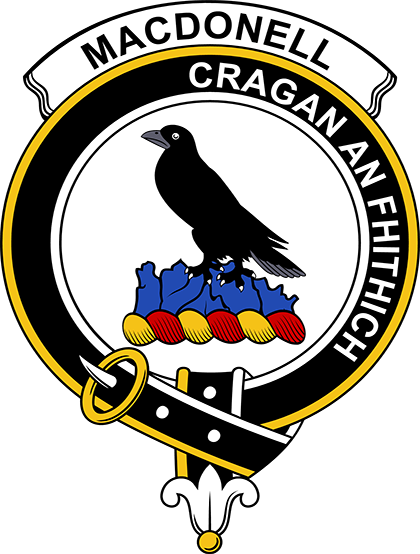 MACDONELL-(OF-GLENGARRY)–SCOTTISH-CLAN-BADGE-EXECUTIVE
