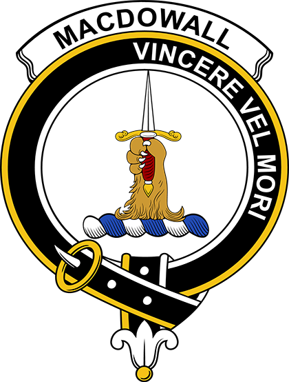 MACDOWALL-(OF-GARTHLAND)–SCOTTISH-CLAN-BADGE-EXECUTIVE