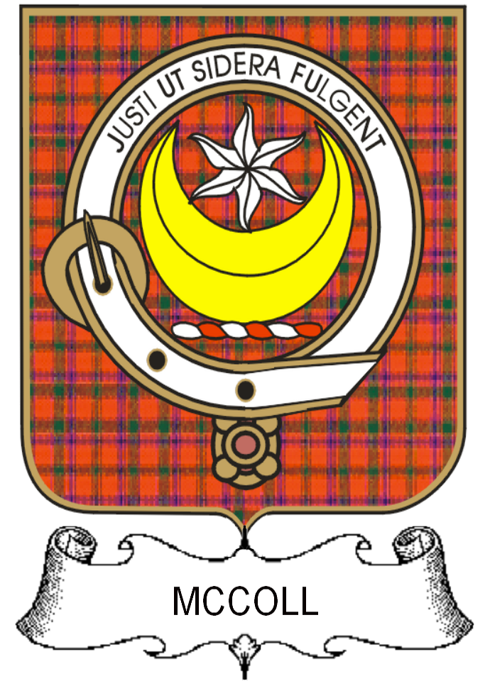 MCCOLL–SCOTTISH-TARTAN-CLAN-BADGE