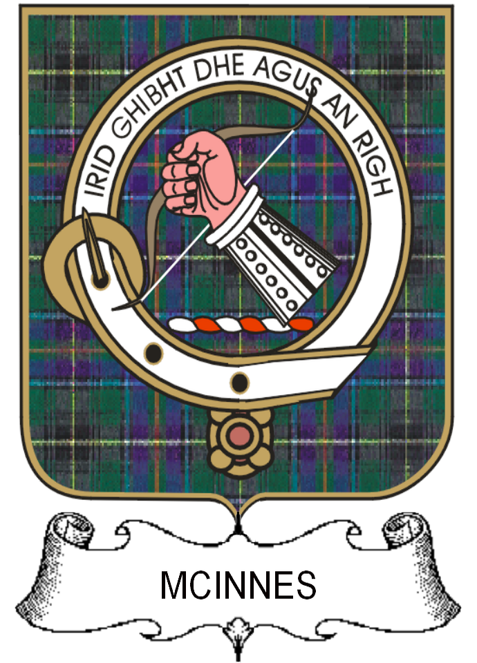 MCINNES–SCOTTISH-TARTAN-CLAN-BADGE