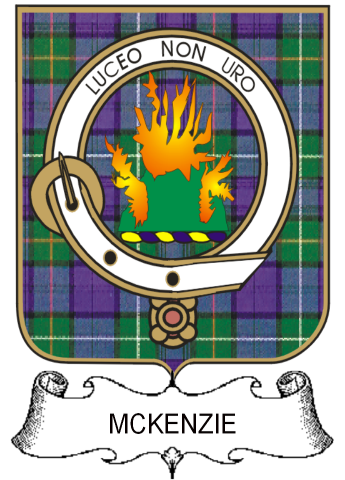 MCKENZIE–SCOTTISH-TARTAN-CLAN-BADGE
