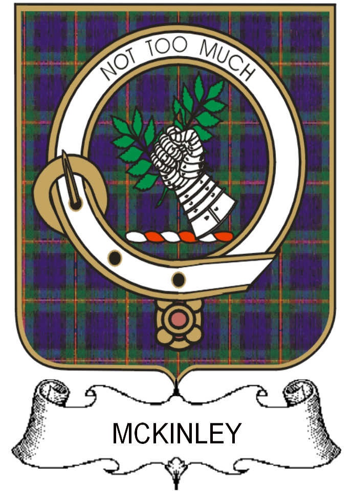 MCKINLEY–SCOTTISH-TARTAN-CLAN-BADGE